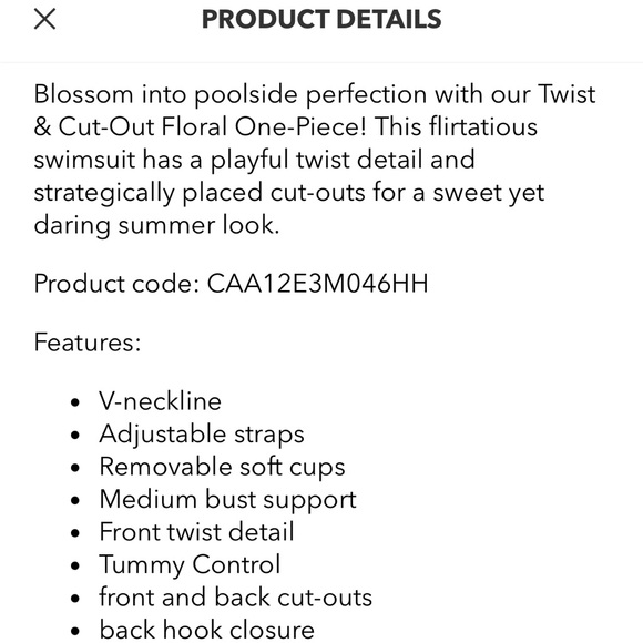 👙 Cupshe Grey Swimsuit - Picture 7 of 7